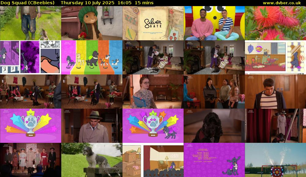 Dog Squad (CBeebies) Thursday 10 July 2025 16:05 - 16:20