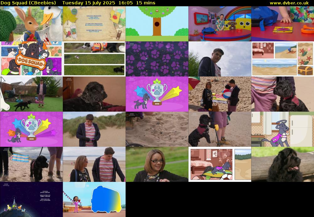 Dog Squad (CBeebies) Tuesday 15 July 2025 16:05 - 16:20