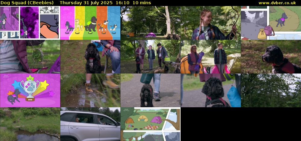 Dog Squad (CBeebies) Thursday 31 July 2025 16:10 - 16:20