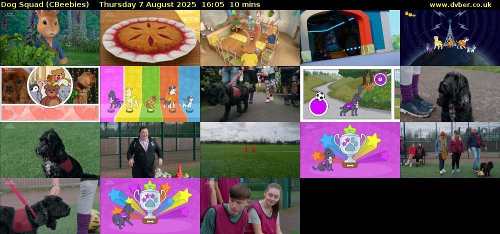 Dog Squad (CBeebies) Thursday 7 August 2025 16:05 - 16:15