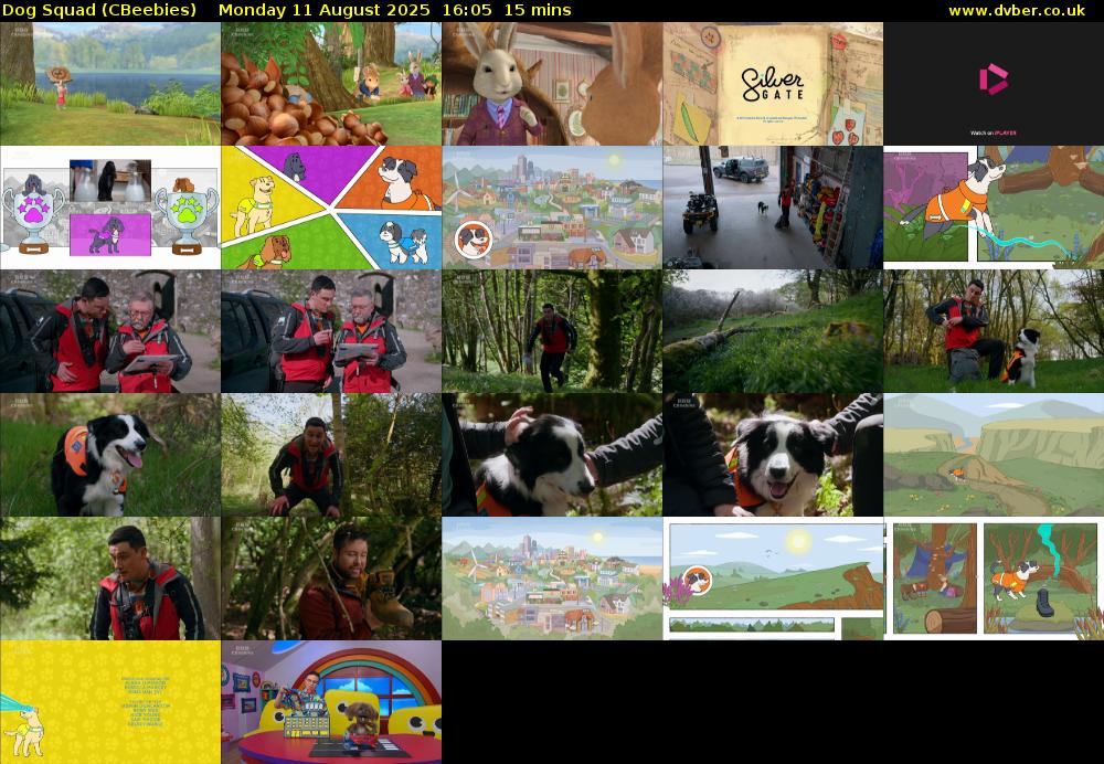 Dog Squad (CBeebies) Monday 11 August 2025 16:05 - 16:20