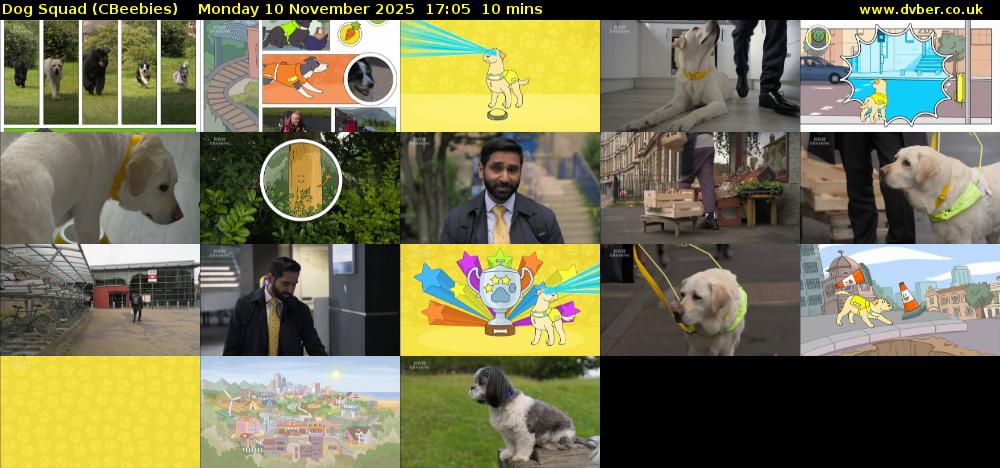 Dog Squad (CBeebies) Monday 10 November 2025 17:05 - 17:15