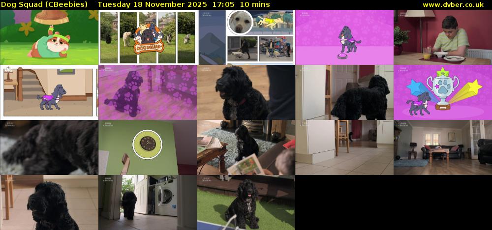 Dog Squad (CBeebies) Tuesday 18 November 2025 17:05 - 17:15