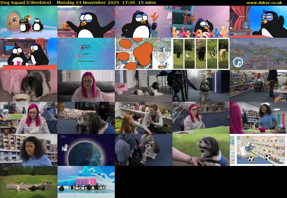 Dog Squad (CBeebies) Monday 24 November 2025 17:00 - 17:15