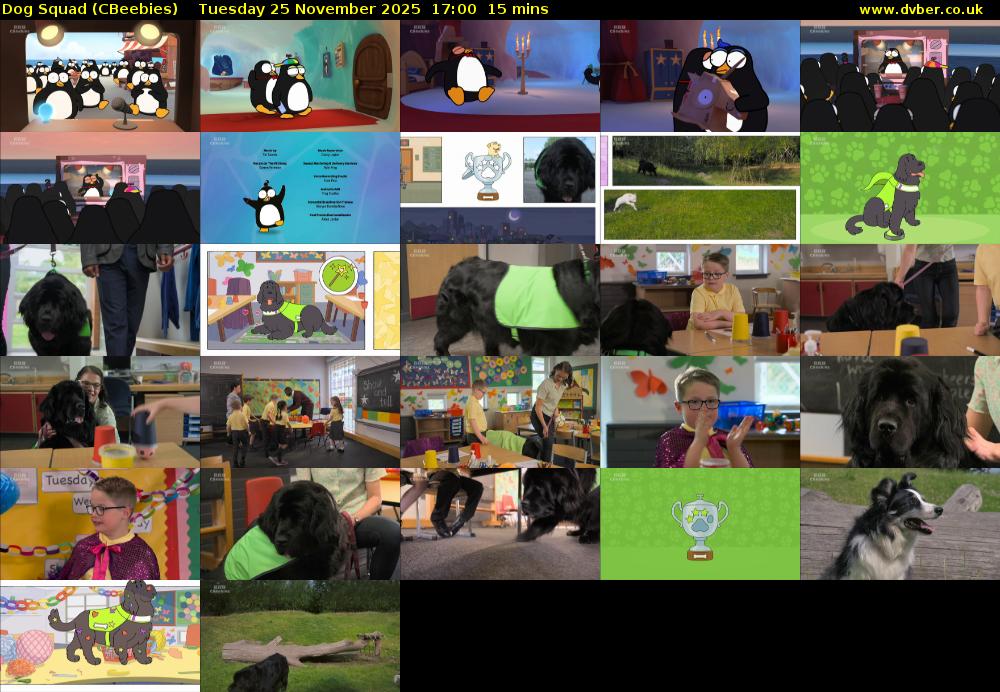 Dog Squad (CBeebies) Tuesday 25 November 2025 17:00 - 17:15