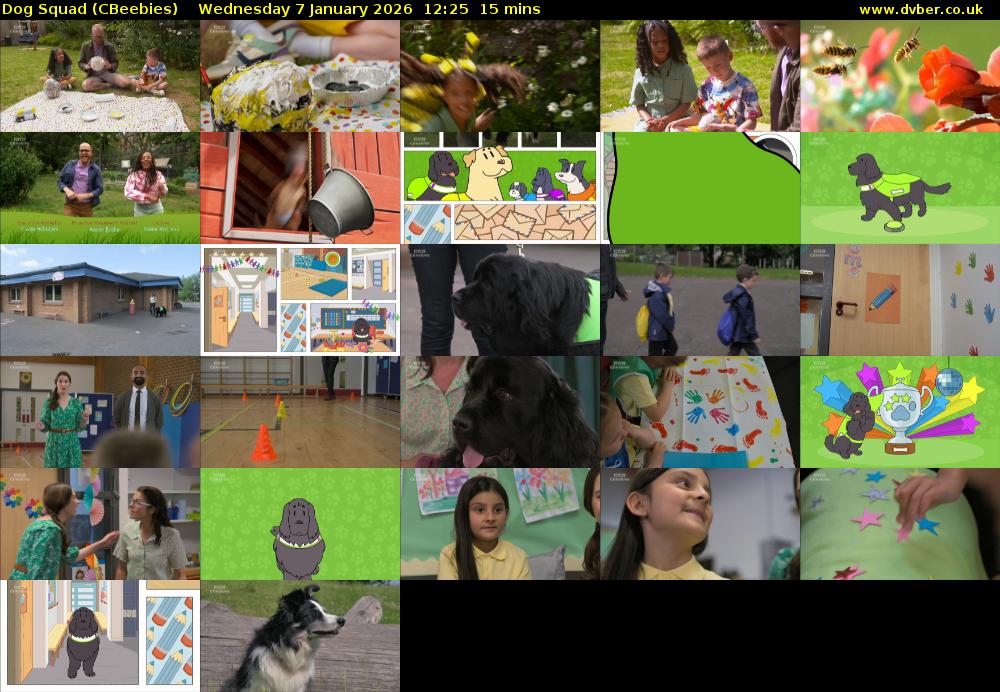 Dog Squad (CBeebies) Wednesday 7 January 2026 12:25 - 12:40