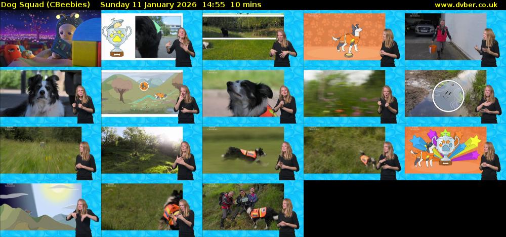 Dog Squad (CBeebies) Sunday 11 January 2026 14:55 - 15:05