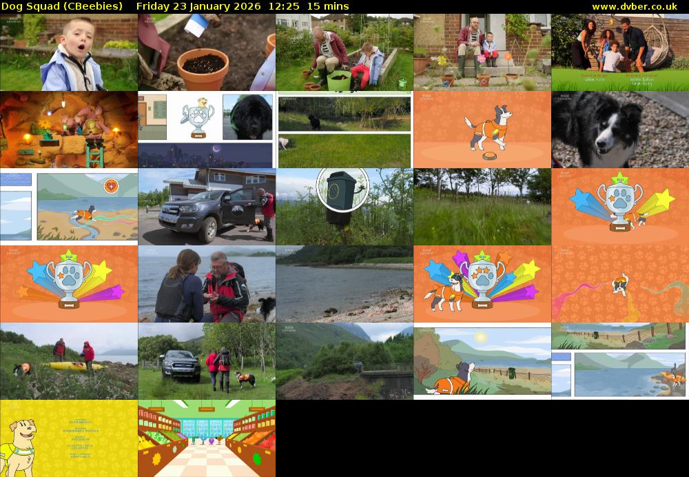 Dog Squad (CBeebies) Friday 23 January 2026 12:25 - 12:40