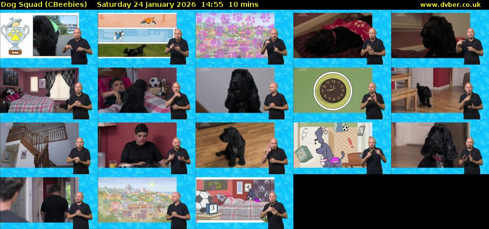 Dog Squad (CBeebies) Saturday 24 January 2026 14:55 - 15:05