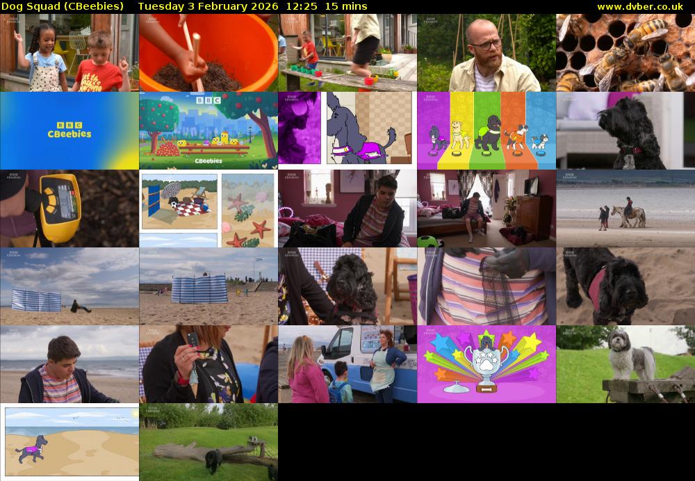 Dog Squad (CBeebies) Tuesday 3 February 2026 12:25 - 12:40