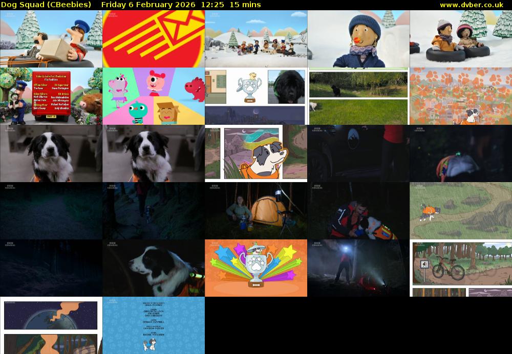 Dog Squad (CBeebies) Friday 6 February 2026 12:25 - 12:40