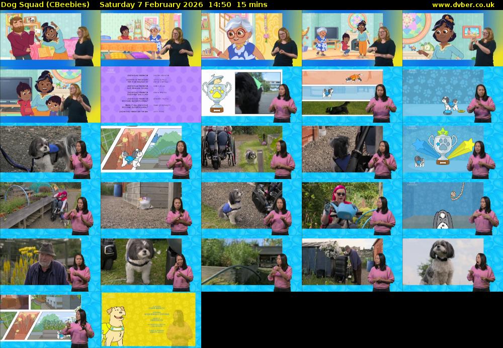 Dog Squad (CBeebies) Saturday 7 February 2026 14:50 - 15:05