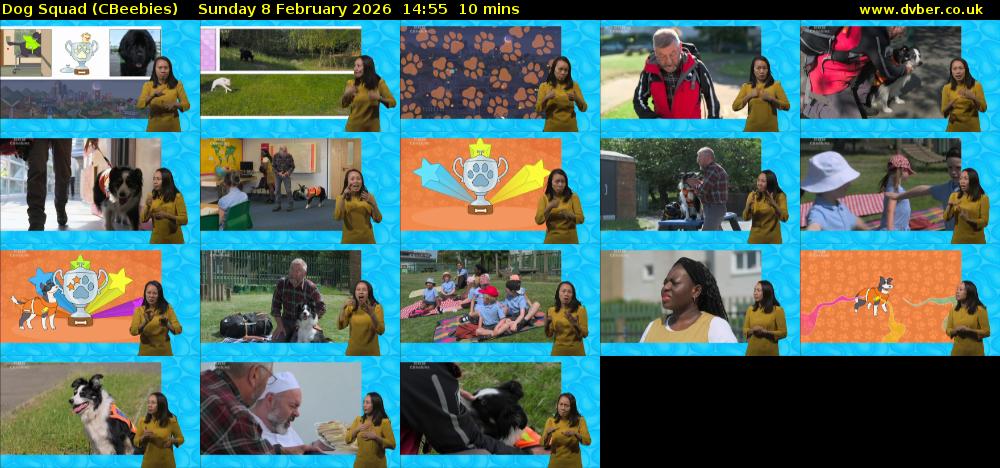 Dog Squad (CBeebies) Sunday 8 February 2026 14:55 - 15:05