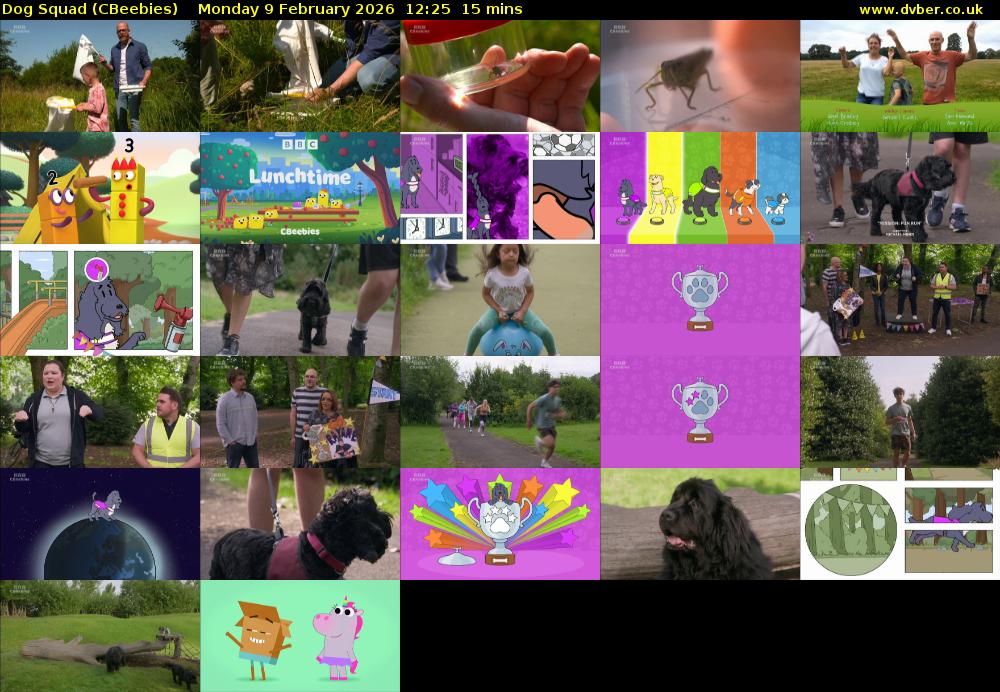 Dog Squad (CBeebies) Monday 9 February 2026 12:25 - 12:40