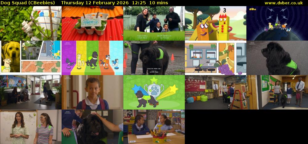 Dog Squad (CBeebies) Thursday 12 February 2026 12:25 - 12:35