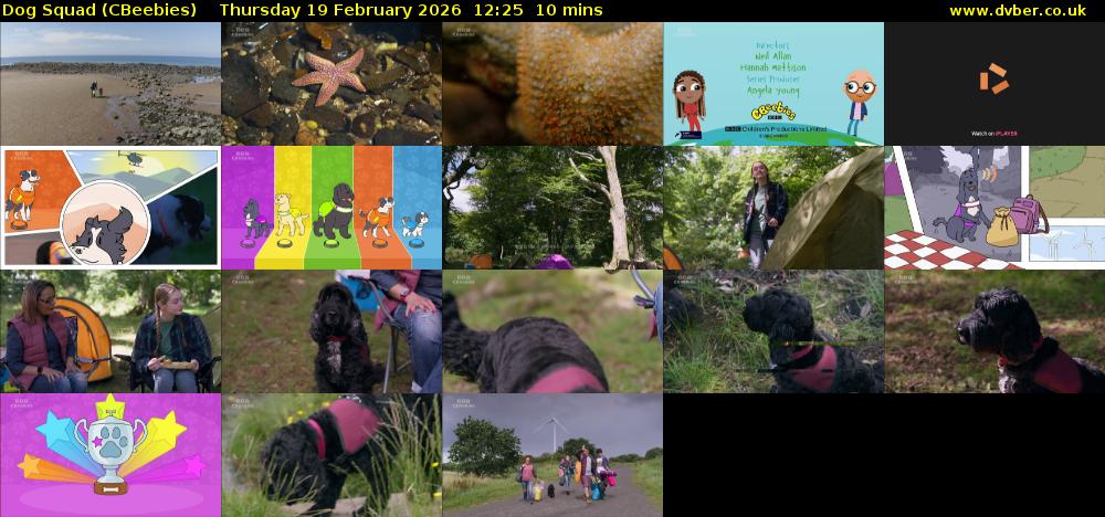 Dog Squad (CBeebies) Thursday 19 February 2026 12:25 - 12:35