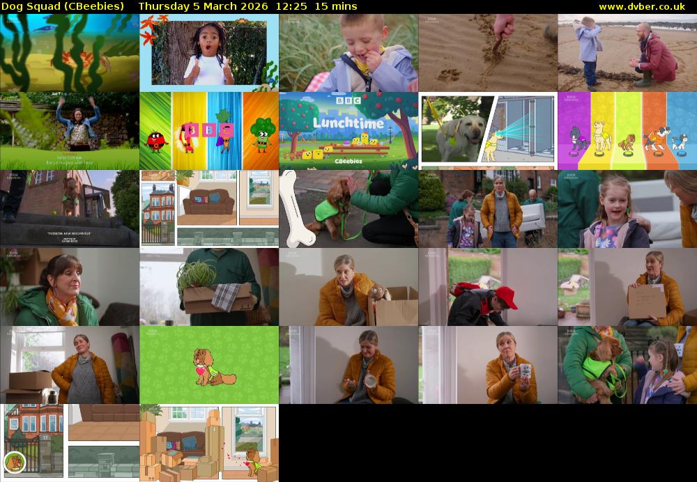 Dog Squad (CBeebies) Thursday 5 March 2026 12:25 - 12:40