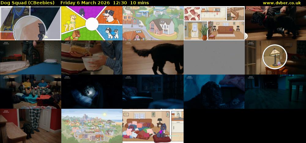 Dog Squad (CBeebies) Friday 6 March 2026 12:30 - 12:40