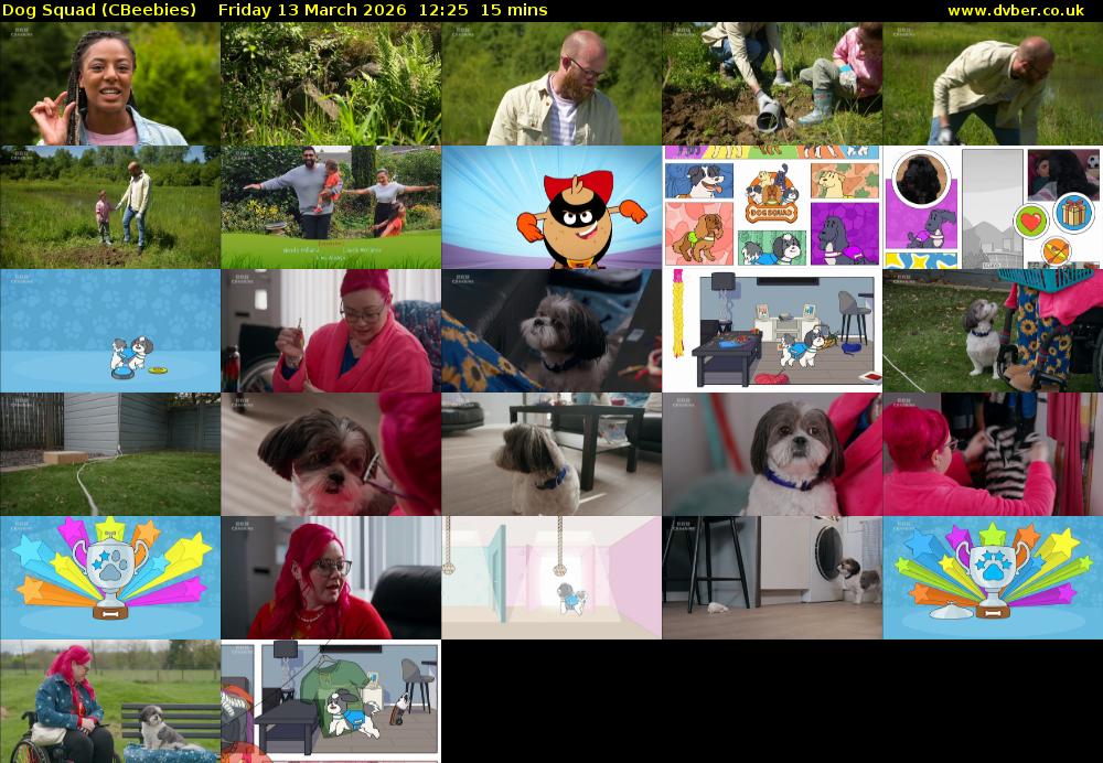 Dog Squad (CBeebies) Friday 13 March 2026 12:25 - 12:40