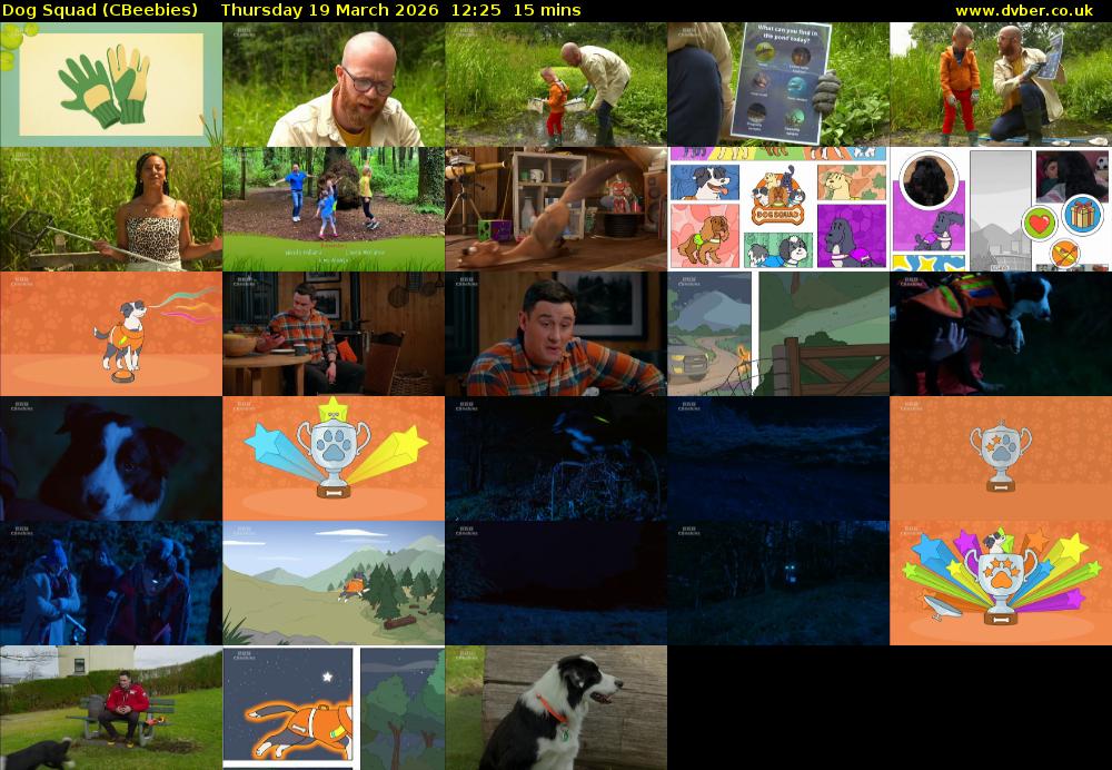 Dog Squad (CBeebies) Thursday 19 March 2026 12:25 - 12:40
