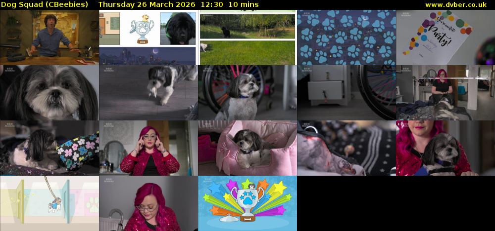 Dog Squad (CBeebies) Thursday 26 March 2026 12:30 - 12:40