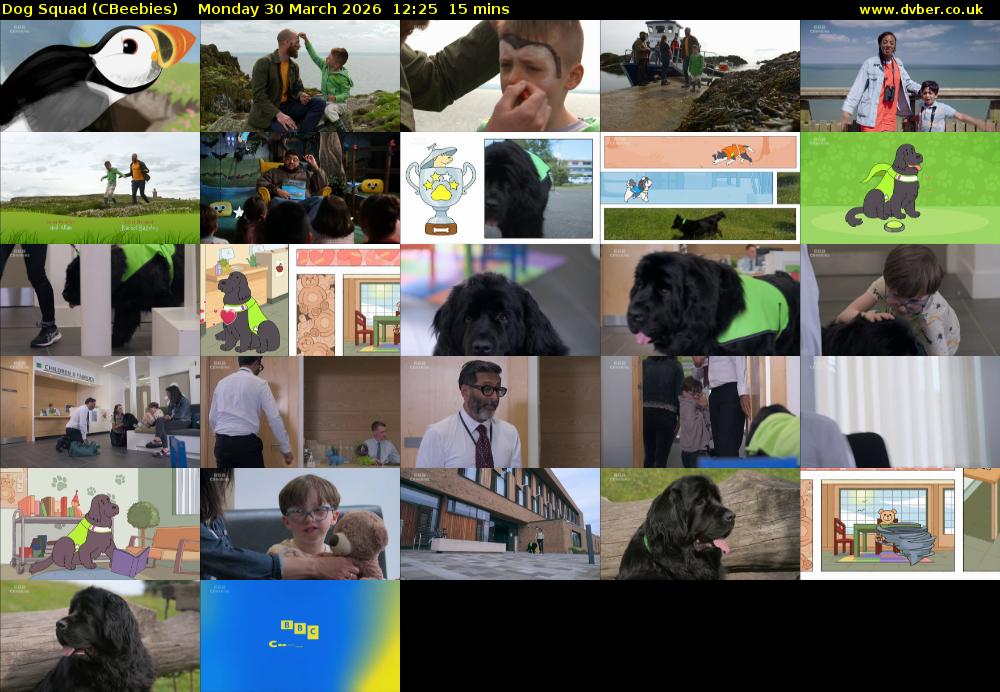 Dog Squad (CBeebies) Monday 30 March 2026 12:25 - 12:40