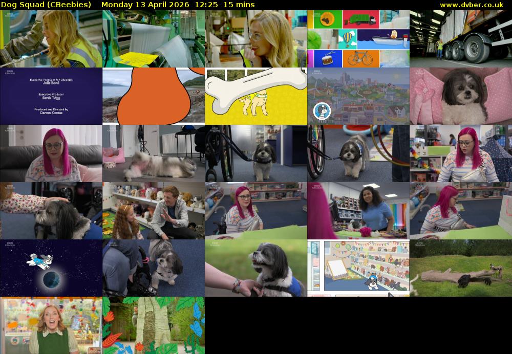 Dog Squad (CBeebies) Monday 13 April 2026 12:25 - 12:40