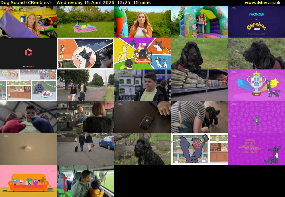 Dog Squad (CBeebies) Wednesday 15 April 2026 12:25 - 12:40