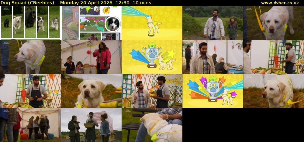 Dog Squad (CBeebies) Monday 20 April 2026 12:30 - 12:40