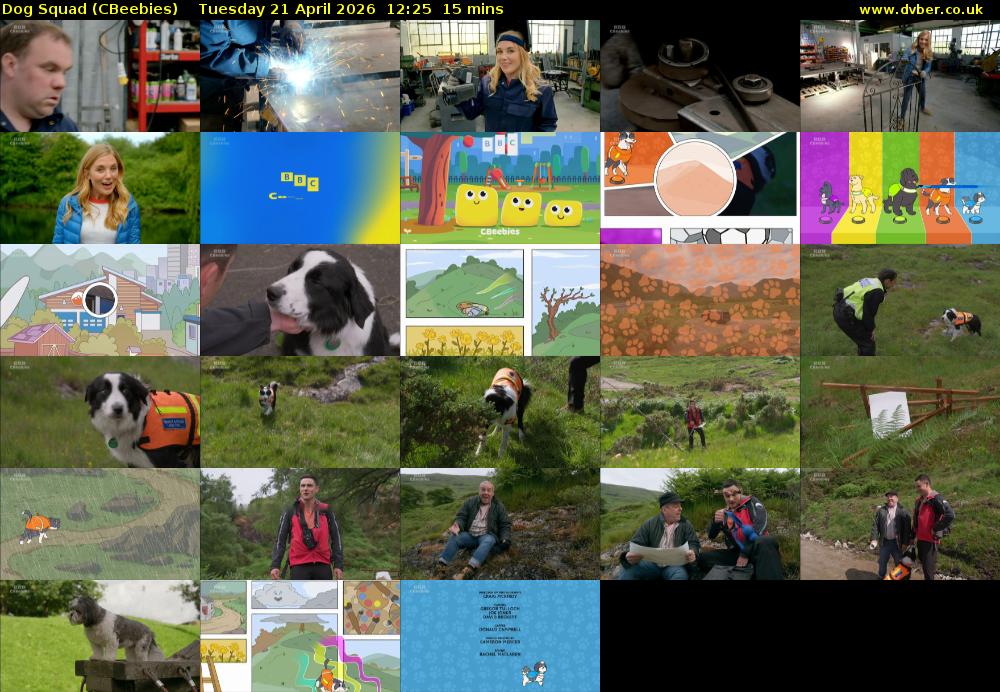 Dog Squad (CBeebies) Tuesday 21 April 2026 12:25 - 12:40