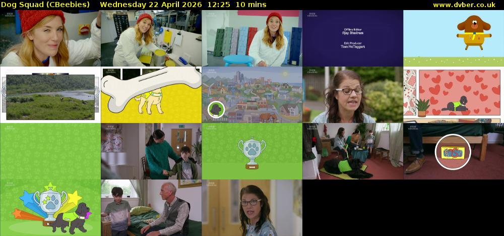 Dog Squad (CBeebies) Wednesday 22 April 2026 12:25 - 12:35