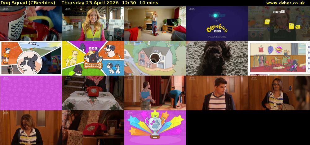 Dog Squad (CBeebies) Thursday 23 April 2026 12:30 - 12:40