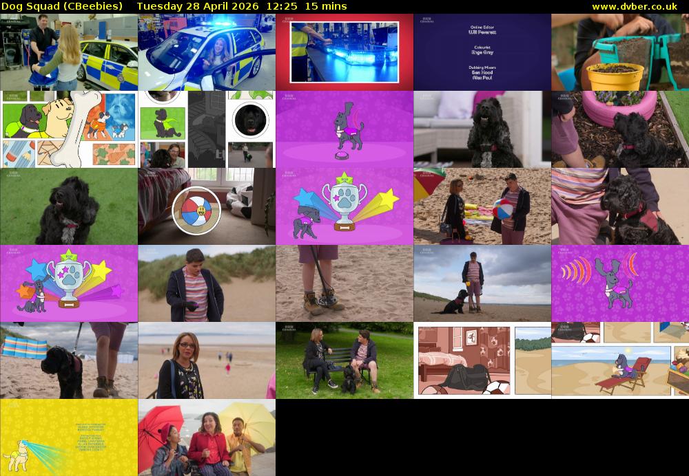 Dog Squad (CBeebies) Tuesday 28 April 2026 12:25 - 12:40