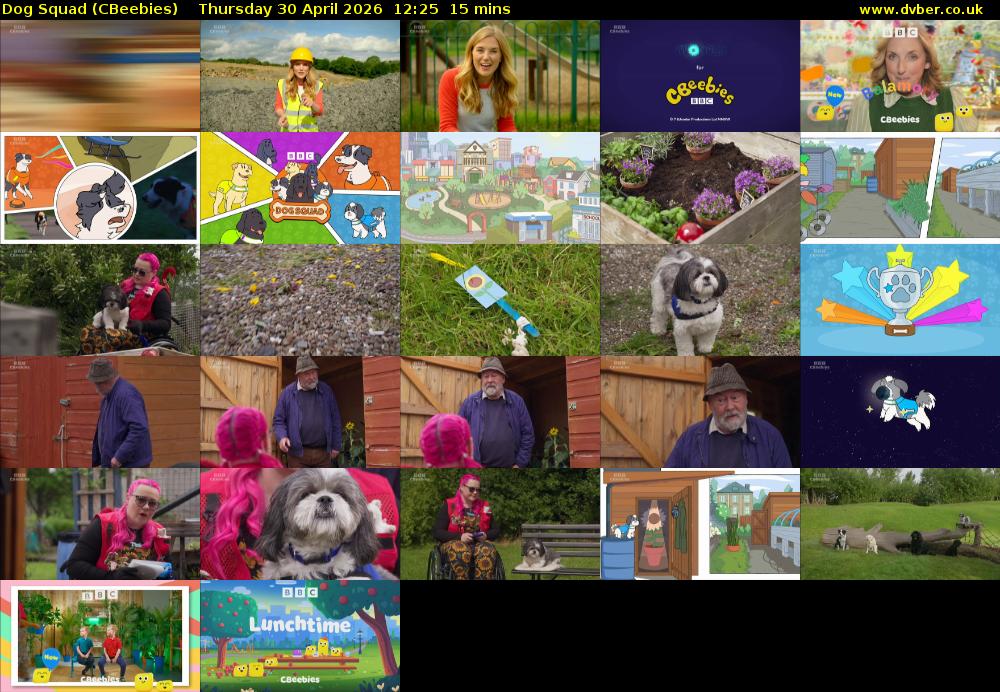 Dog Squad (CBeebies) Thursday 30 April 2026 12:25 - 12:40