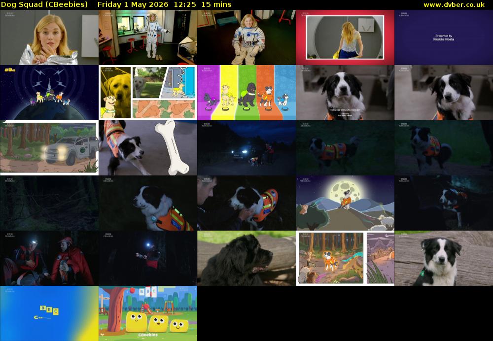 Dog Squad (CBeebies) Friday 1 May 2026 12:25 - 12:40