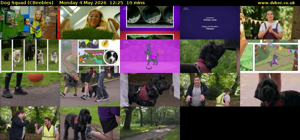 Dog Squad (CBeebies) Monday 4 May 2026 12:25 - 12:35