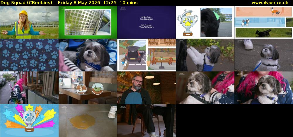 Dog Squad (CBeebies) Friday 8 May 2026 12:25 - 12:35