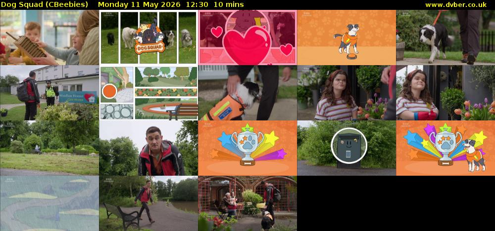 Dog Squad (CBeebies) Monday 11 May 2026 12:30 - 12:40