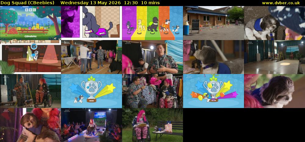 Dog Squad (CBeebies) Wednesday 13 May 2026 12:30 - 12:40