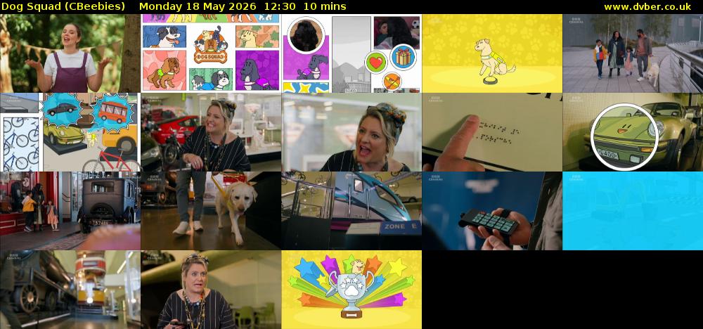 Dog Squad (CBeebies) Monday 18 May 2026 12:30 - 12:40