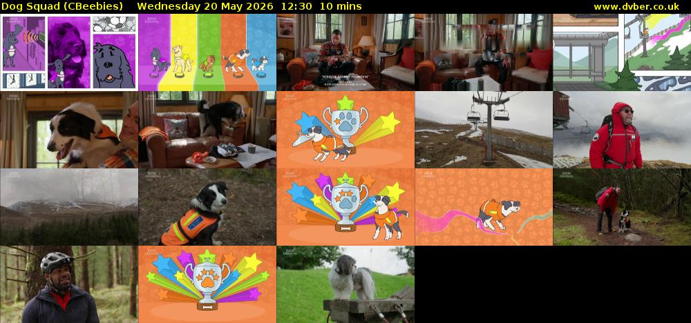 Dog Squad (CBeebies) Wednesday 20 May 2026 12:30 - 12:40