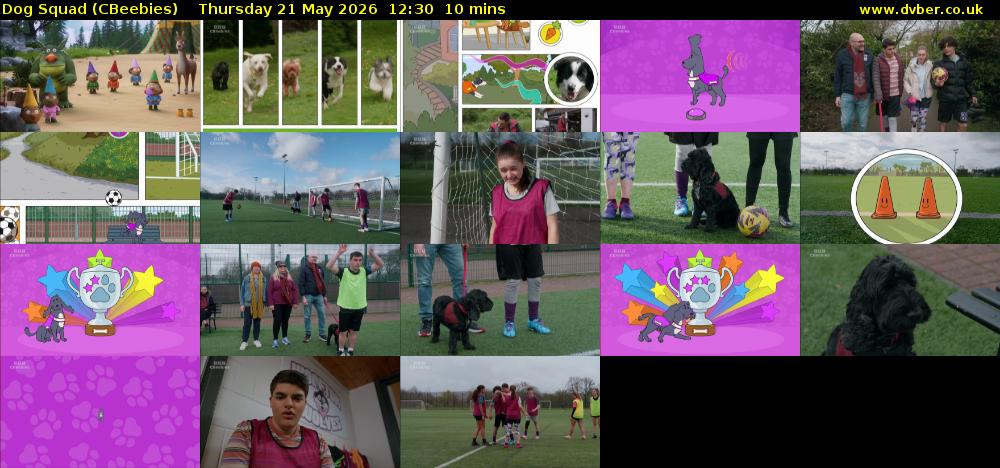 Dog Squad (CBeebies) Thursday 21 May 2026 12:30 - 12:40