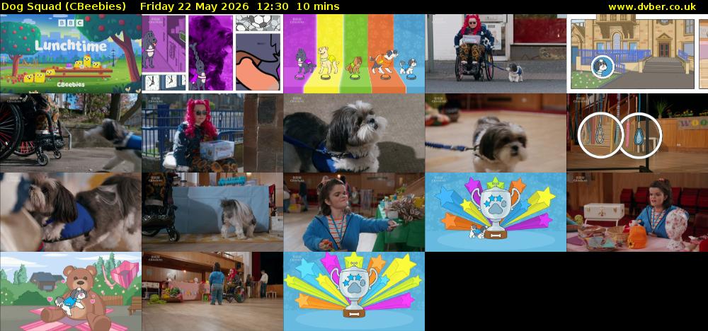 Dog Squad (CBeebies) Friday 22 May 2026 12:30 - 12:40