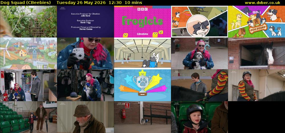 Dog Squad (CBeebies) Tuesday 26 May 2026 12:30 - 12:40
