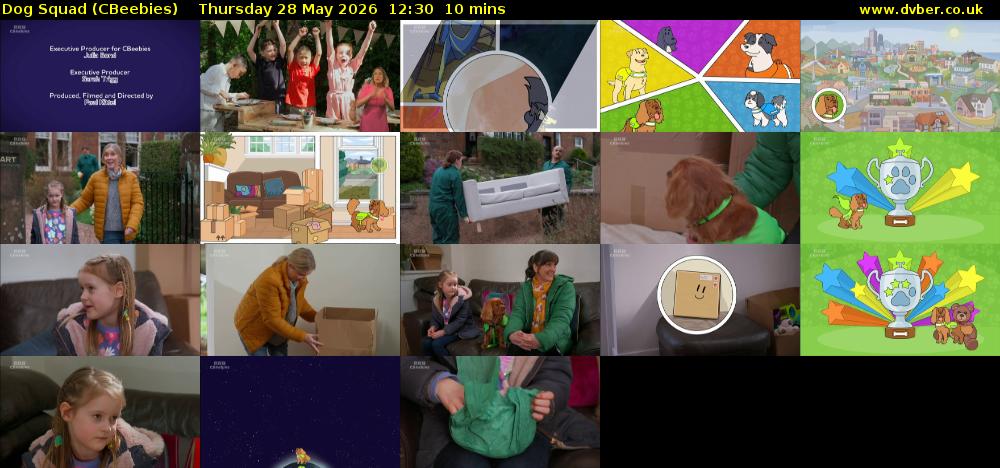 Dog Squad (CBeebies) Thursday 28 May 2026 12:30 - 12:40