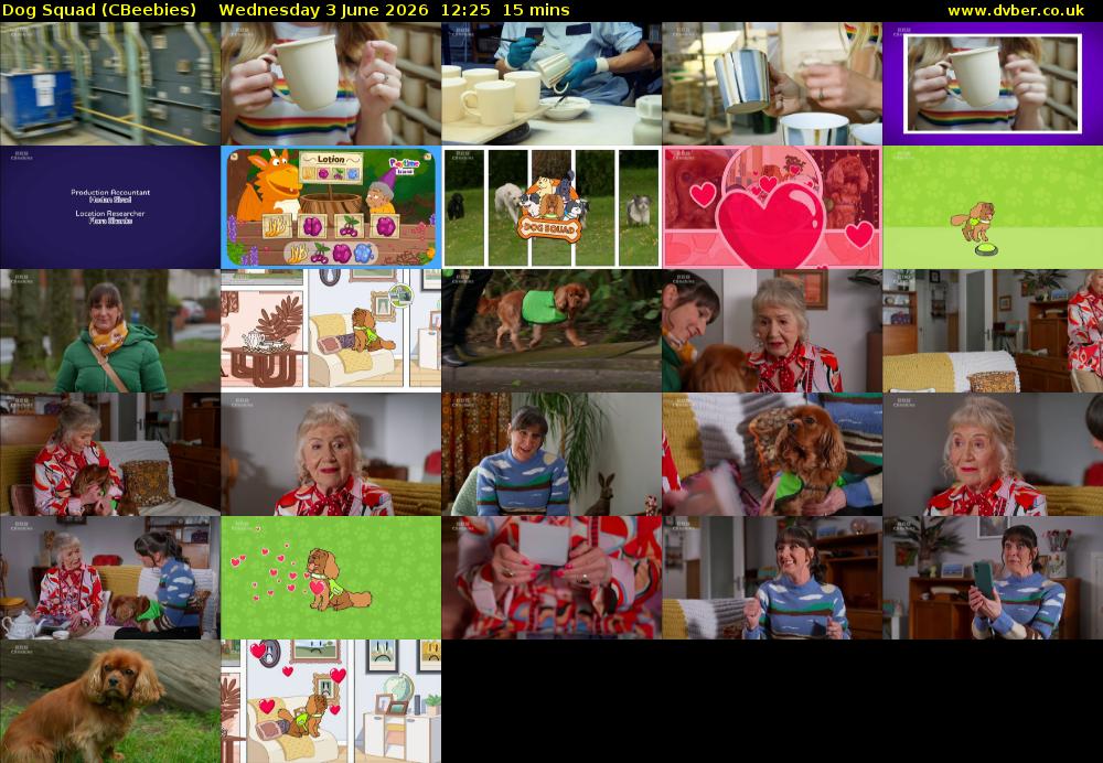 Dog Squad (CBeebies) Wednesday 3 June 2026 12:25 - 12:40