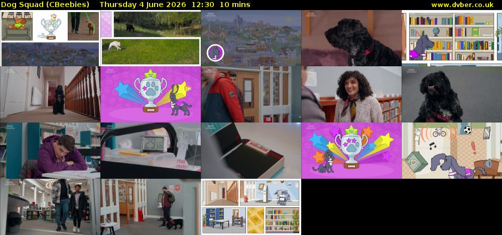 Dog Squad (CBeebies) Thursday 4 June 2026 12:30 - 12:40