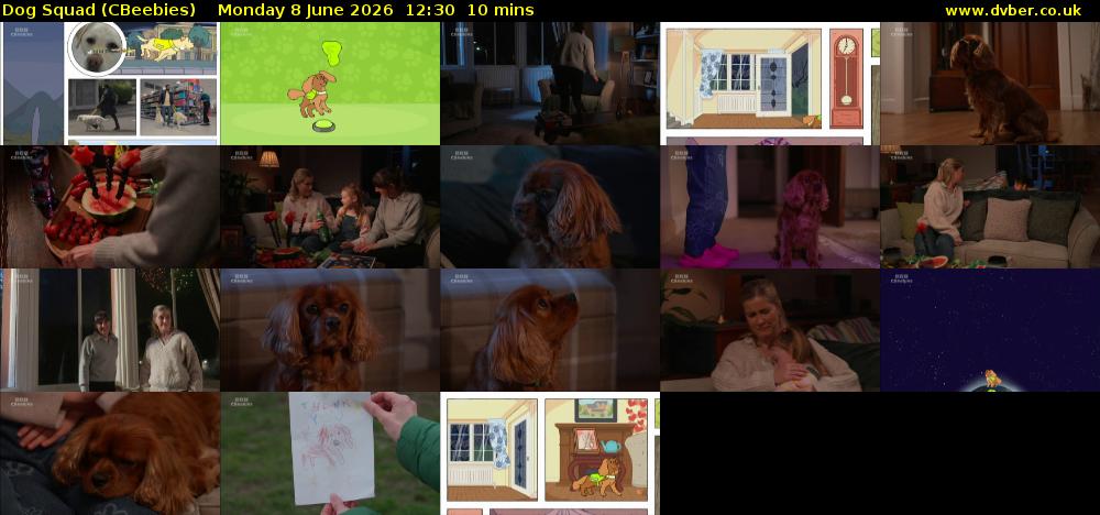 Dog Squad (CBeebies) Monday 8 June 2026 12:30 - 12:40