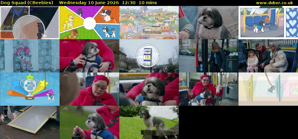 Dog Squad (CBeebies) Wednesday 10 June 2026 12:30 - 12:40
