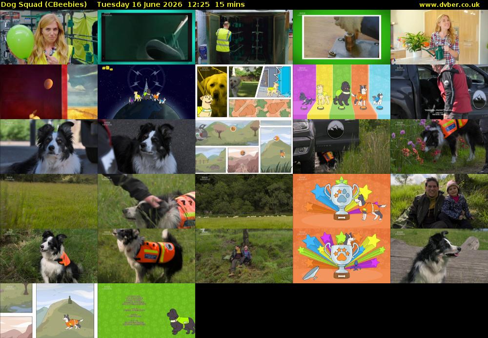Dog Squad (CBeebies) Tuesday 16 June 2026 12:25 - 12:40